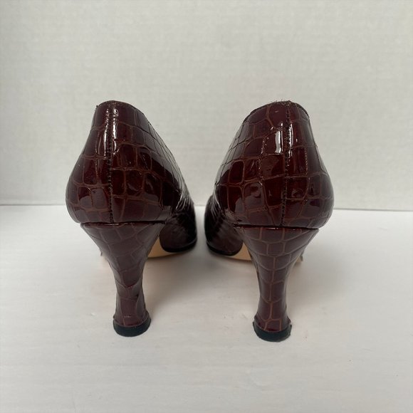 Coup d'etat Deep Wine Vintage Pointed Pumps in size 8.5 - Picture 2 of 6